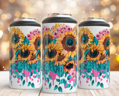 4 in 1 Can Cooler - Sunflower - B - More Crafty