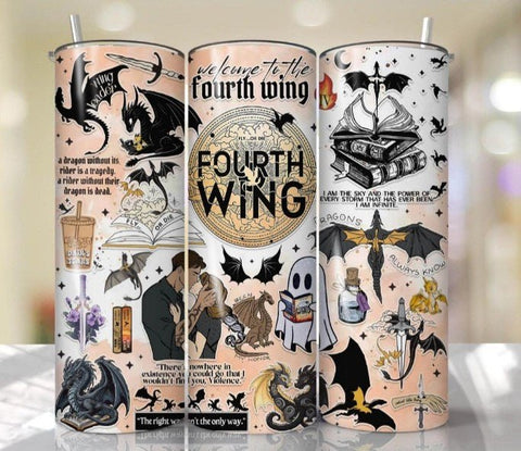 Bookish Skinny Tumbler 20 OZ - Multiple Designs - B - More Crafty