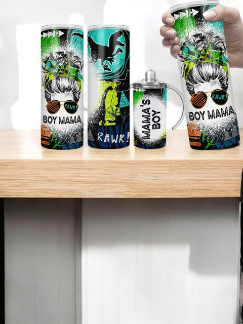 Boy Mama & Mamma's Boy Dinosaur - B - More Crafty