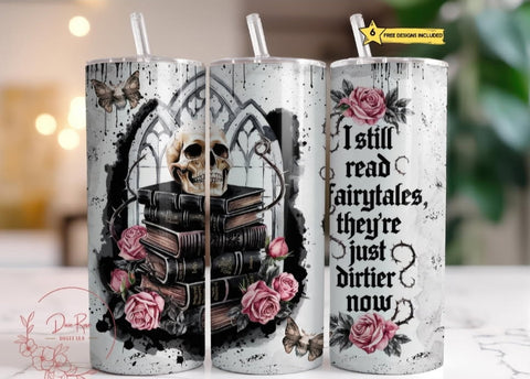 Dark Romance Skinny Tumbler 20 OZ - 8 Designs - B - More Crafty