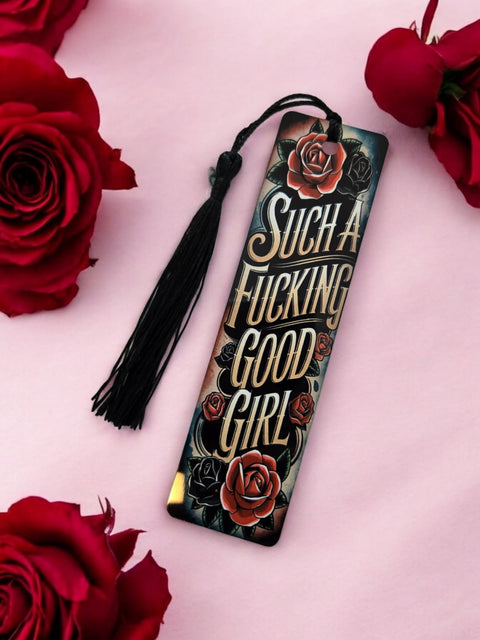 Metal Bookmark - Good Girl - B - More Crafty