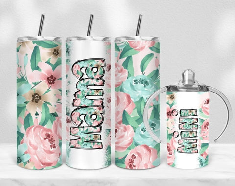 Mom & Mini Floral - B - More Crafty