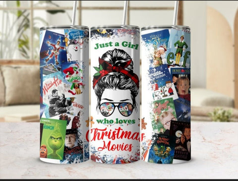 Holiday 20 oz Skinny Tumbler - Multiple Designs! - B-More Crafty