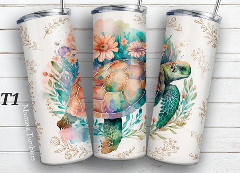 Tumbler - Turtle - B-More Crafty