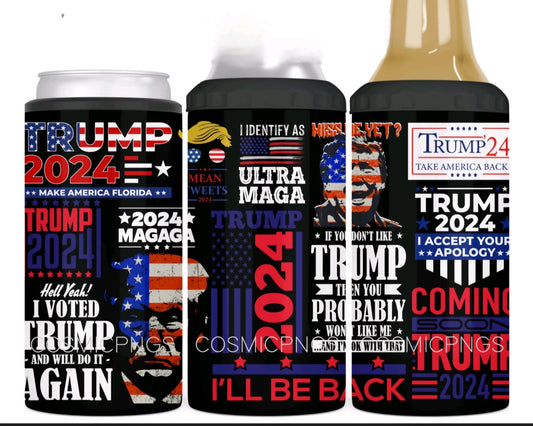 4 in 1 Can Cooler - Trump - B-More Crafty