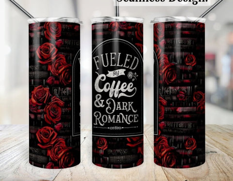 Dark Romance Skinny Tumbler 20 OZ - 8 Designs - B - More Crafty