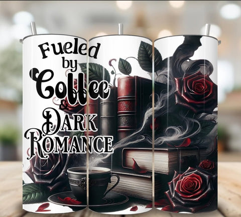 Dark Romance Skinny Tumbler 20 OZ - 8 Designs - B - More Crafty