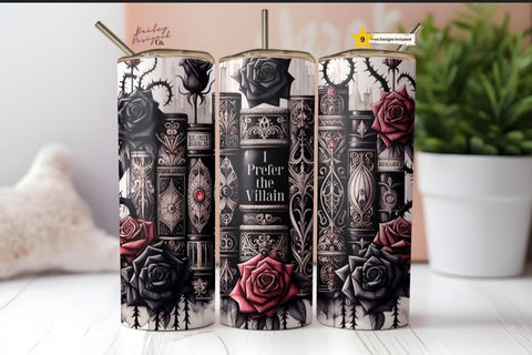 Dark Romance Skinny Tumbler 20 OZ - 8 Designs - B - More Crafty