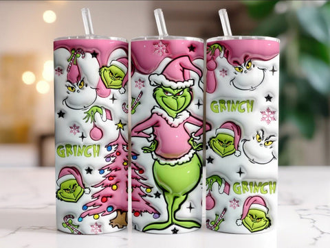 Holiday 20 oz Skinny Tumbler - Multiple Designs! - B-More Crafty