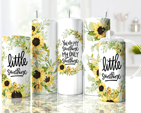 Mom & Mini Tumbler Set - You are my Sunshine - B-More Crafty